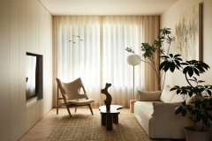 「暖棕调里的静谧栖居」家居设计诠释